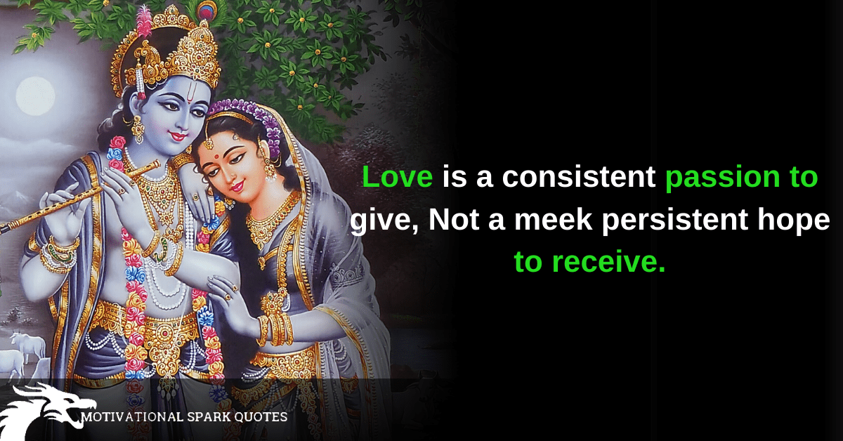 lord Krishna quotes on love-quotes on lord krishna